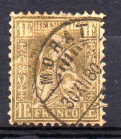 Suiza Año 1862 Nº 41 (o)